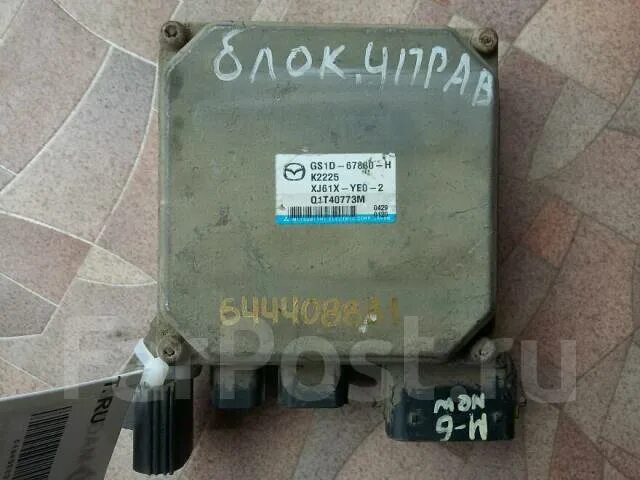 Блок управления рулевой рейкой Mazda 6 2007 GS1D67880D GH Лифтбек L813 купить в 