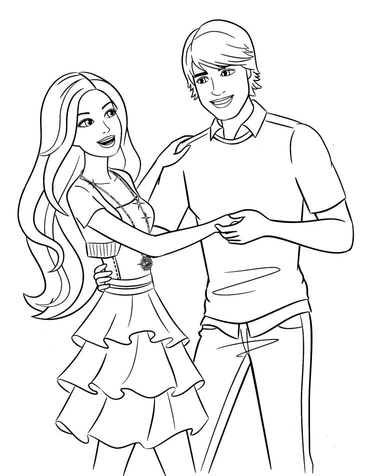 Распечатать кукол барби распечатать бесплатно Pin on barbie Barbie coloring pages, Barbie coloring, Cartoon coloring pages