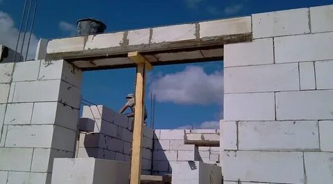 Как сделать перемычку из газобетона