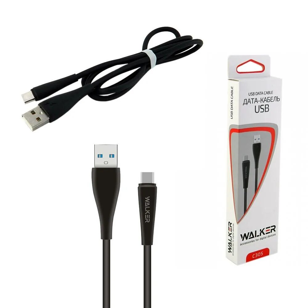 Walker type c. Кабель usb &quot;walker&quot; c305 для apple. кабель usb &quot;walker&quot; c305 для apple (2.1а). usb cable walker c305 type-c. дата кабель walker c320 для microusb.