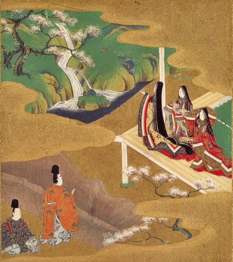 Heian легенды re written. Ямато-э японская живопись Хэйан. Период Хэйан живопись. Период Хэйан повесть о Гэндзи. Эмакимоно периода Хэйан.