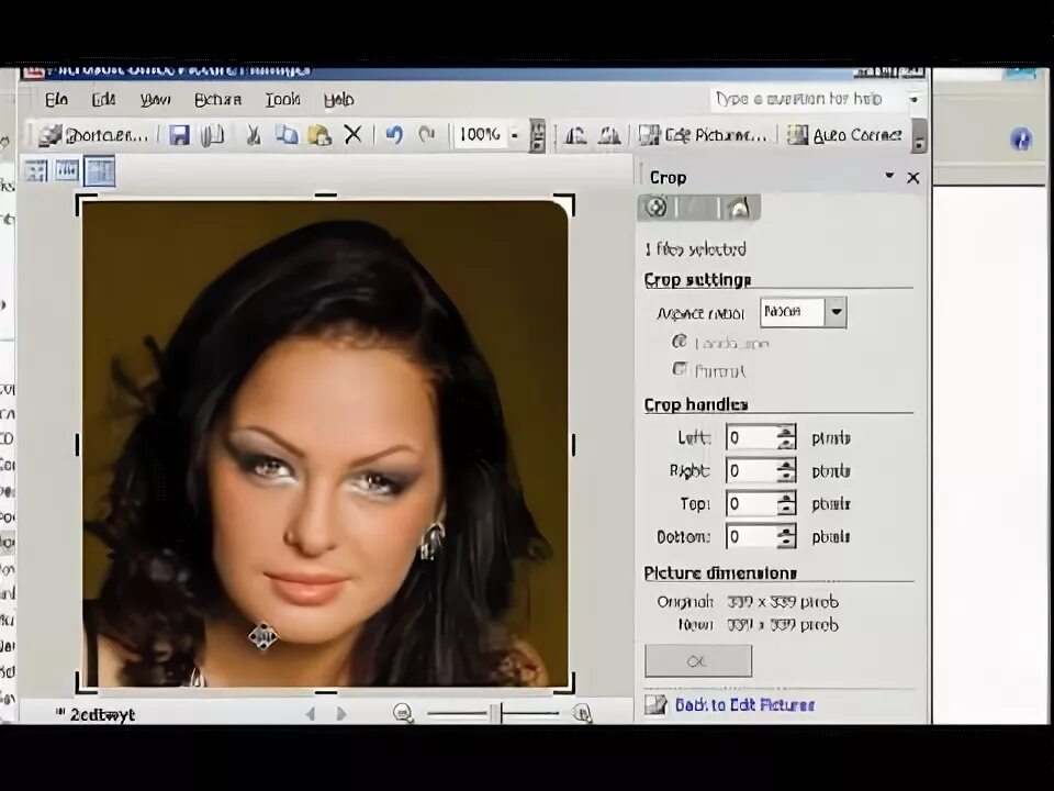 Crop resize. Crop resize