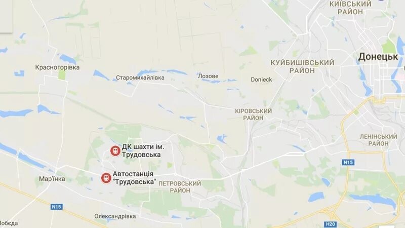 Донецк петровское на карте. Поселок шахты трудовская донецк. трудовские донецк на карте.