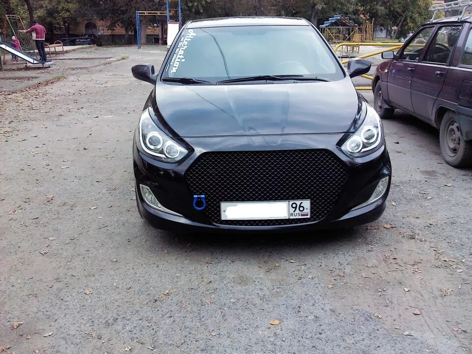 Буксировочная петля аля Benen - Hyundai Solaris, 1,6 л, 2012 года тюнинг DRIVE2