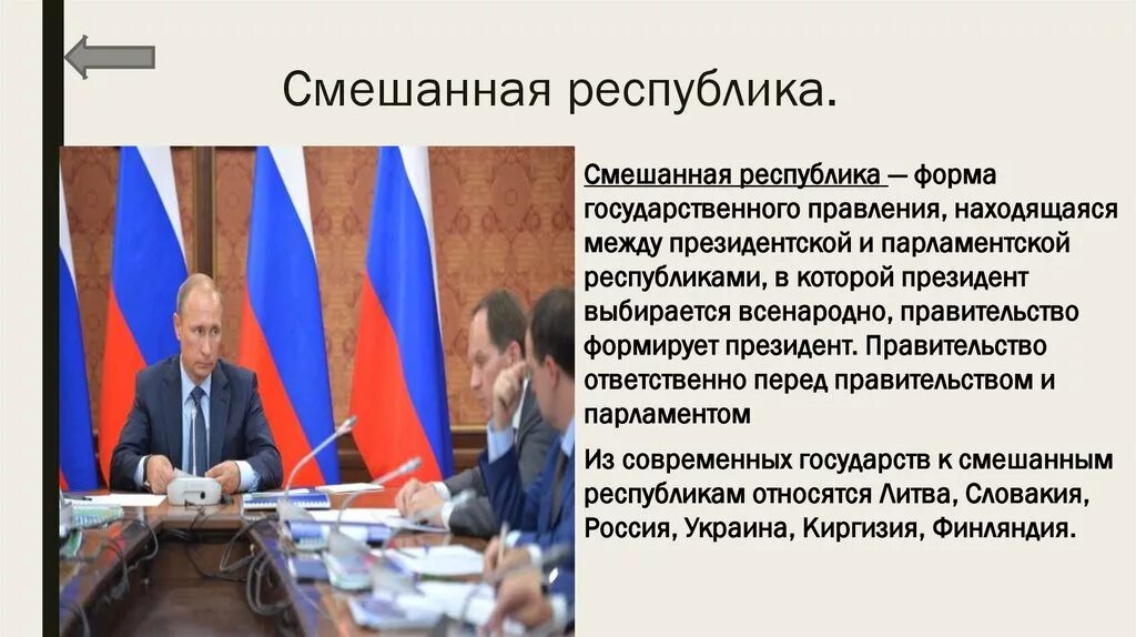 Россия форма правления смешанная Республика. Форма правления смешанная Республика. Смешанная Республика страны. Смешанная форма правления страны.