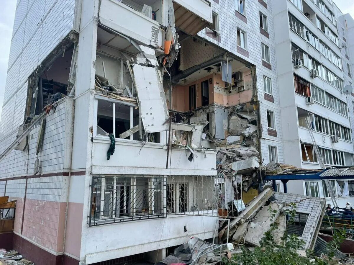 После взрыва в жилом доме. Взрыв дома в Ногинске 2021.