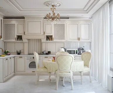 Кухни классика фото светлый