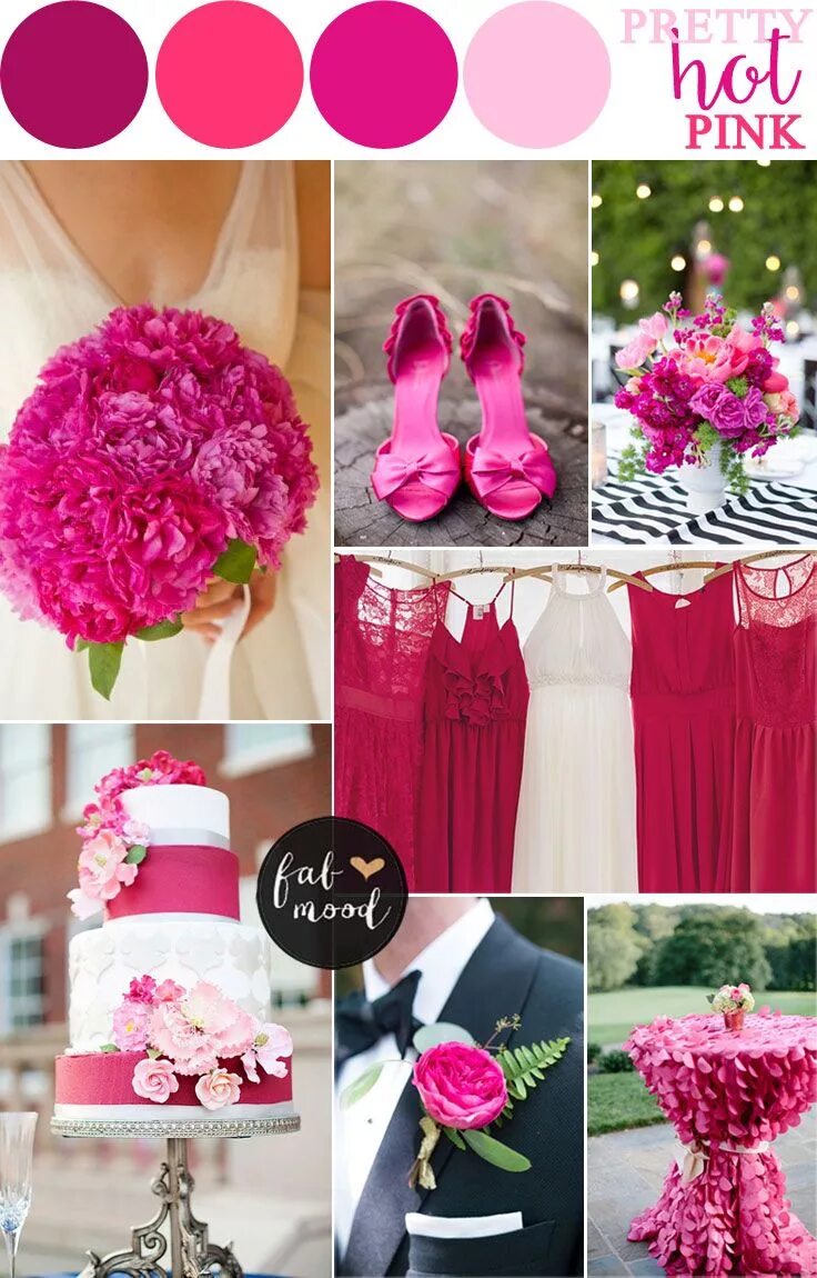 Сочетание цветов бело розовый. Фуксия Пинк колор. Цвет свадьбы. Свадебная палитра розовый. Фуксия сочетание цветов.