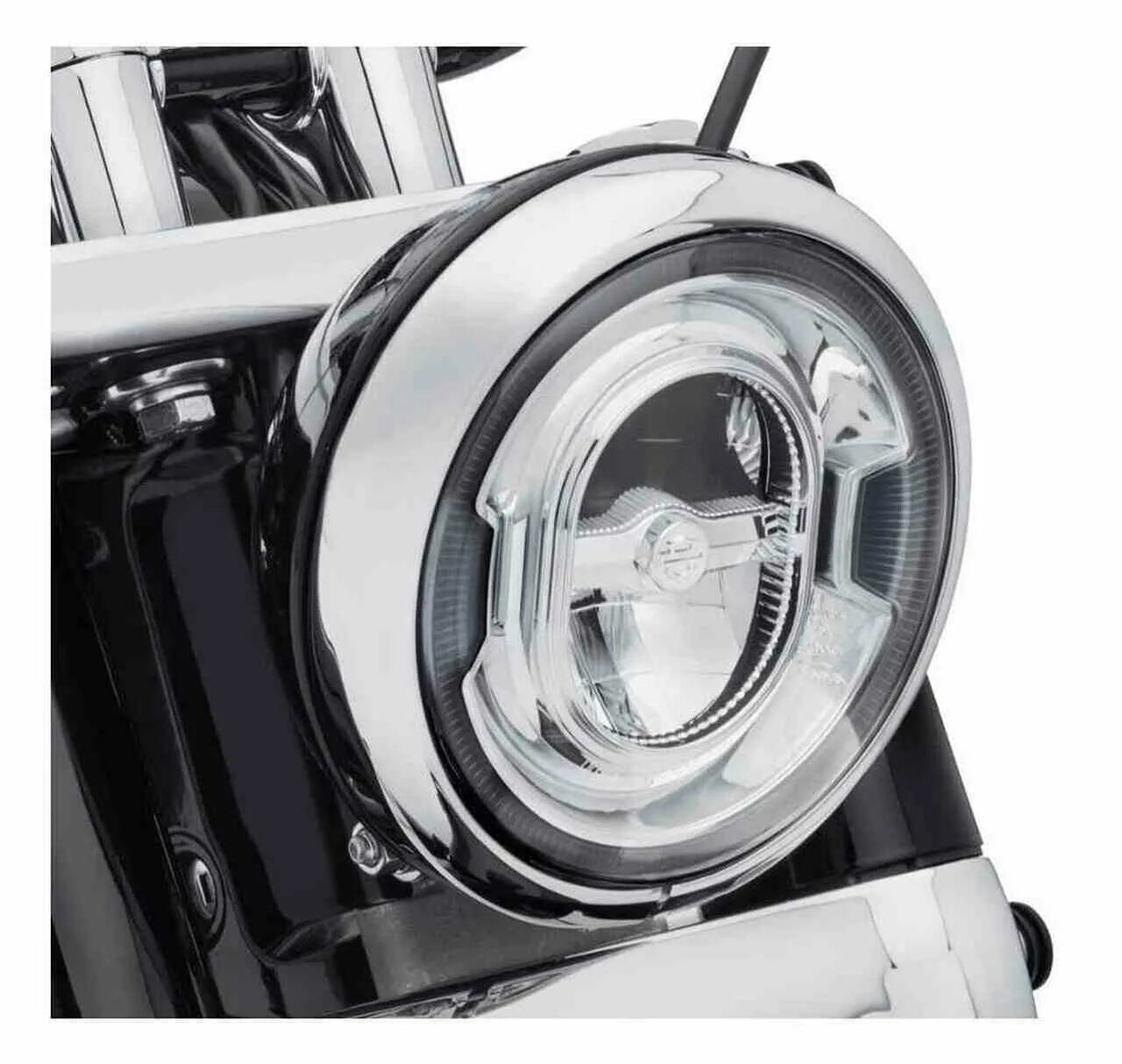 Harley фары. Светодиодная фара harley davidson. лампа-фара харлей дэвидсон. daymaker reflector 7. chrome headlight.