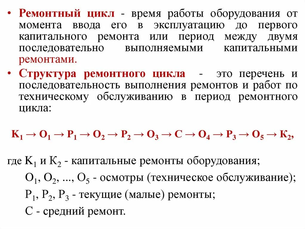 Как называется ремонтное. Составить структуру ремонтного цикла.. Структура и Продолжительность ремонтного цикла. Структура ремонтного цикла оборудования. Структура ремонтного цикла межремонтный период.