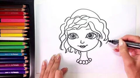 Как нарисовать царевну из мультика царевны