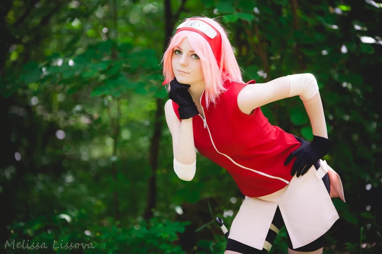 Сакура Харуно. Сакура Харуно в реальной жизни. Sakura Haruno косплей.