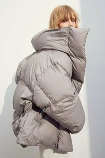 Пуховик оверсайз женский зима