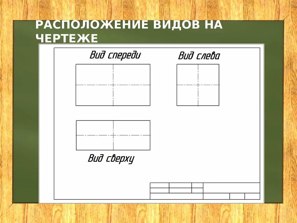 Расположить какой способ. Расположение видов на чертеже. Расположение видов. Распо ложеник видоаюв на чертеде. Расположение видов в черчении.