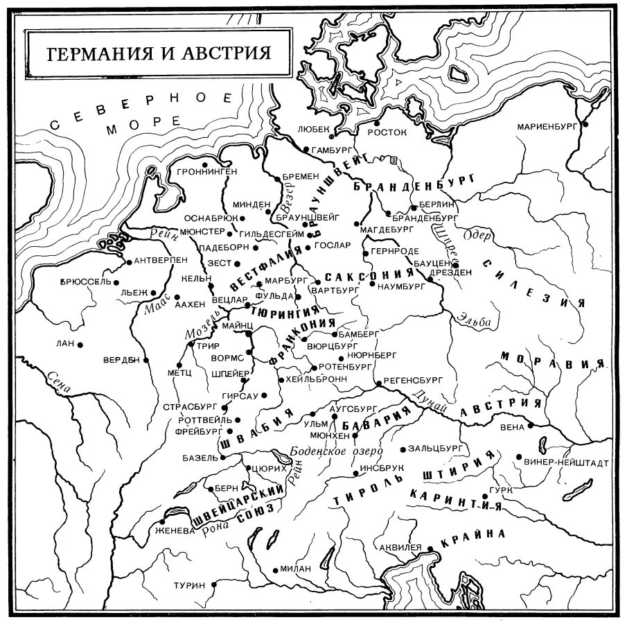 Германия в 14 веке. Германия на карте средних веков. Германия в средневековье карта. Карта средневековой Германии. Карта средневековой Германии 14 век.