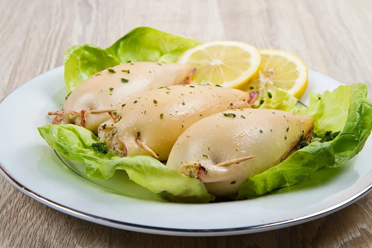 Рецепт кальмара с сыром