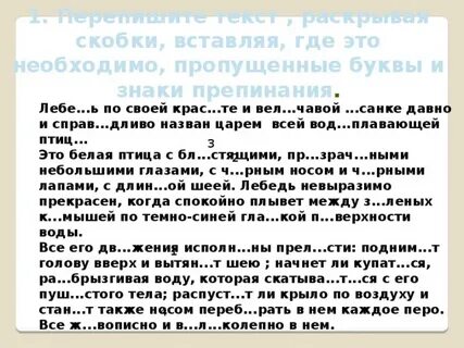 Перепиши вставляя пропущенные буквы 5 класс