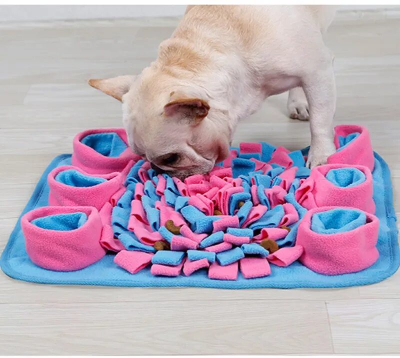 Pet Snuffle mat for Dogs. Нюхательный интерактивный коврик. Интерактивный коврик для собак. Коврик для кормления собак.