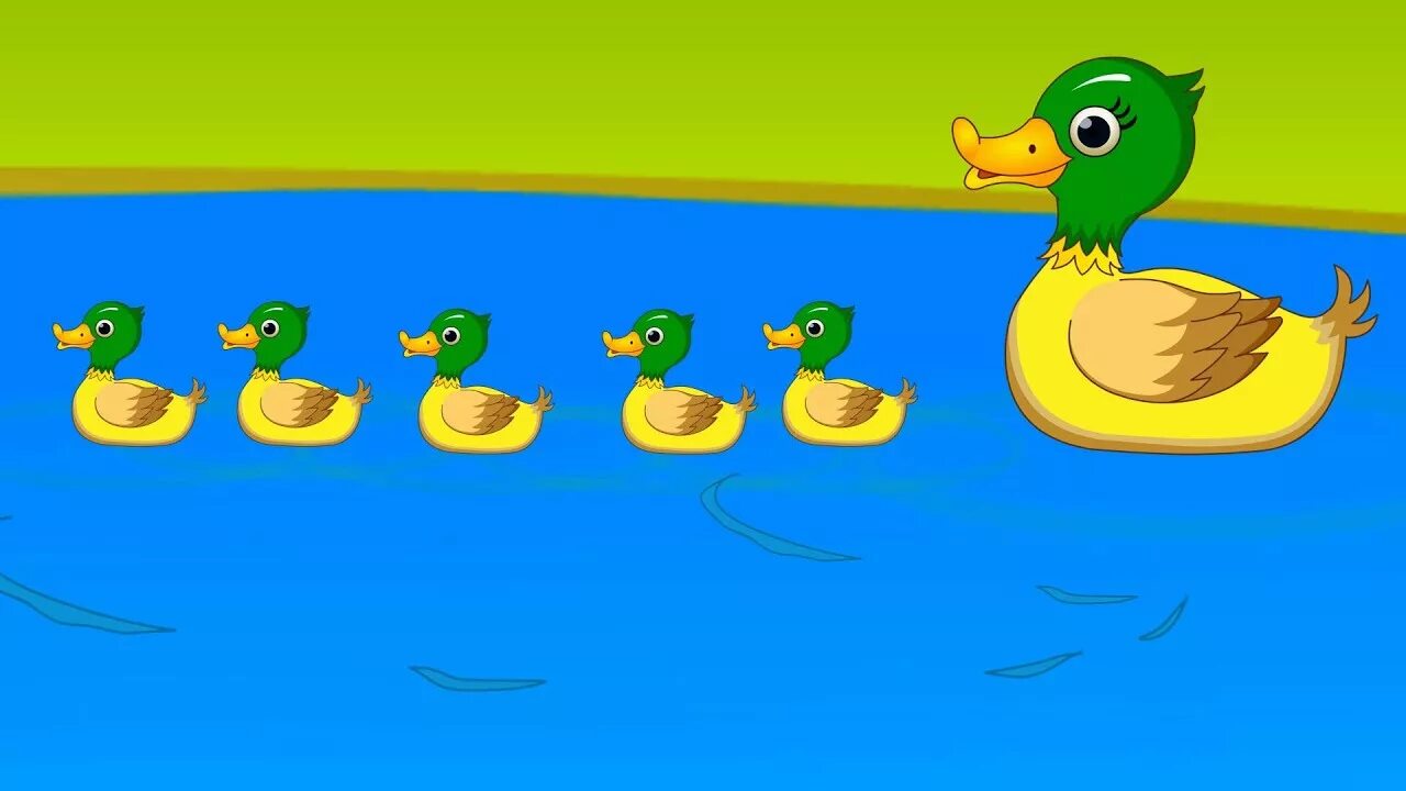 5 duck. Утенок для детей. Мама утка. Мама утка и утята. 5 Утят.