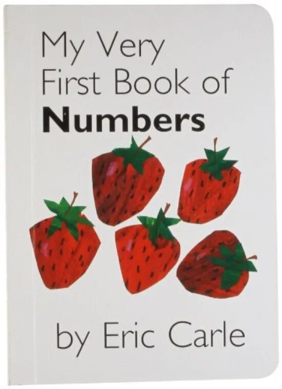 It is my first book. My very first book of numbers. eric carle books. my very first book of food. penguin random house the very hungry caterpillar.