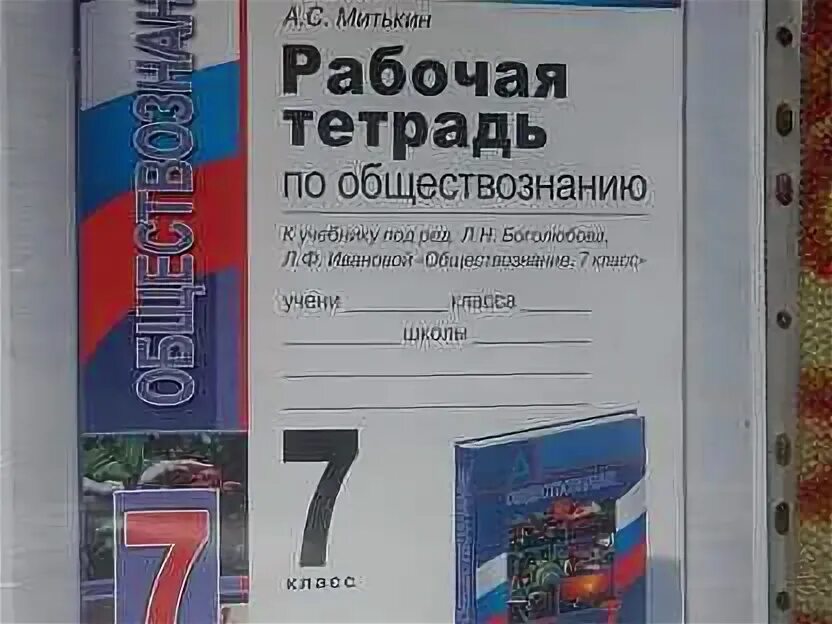 Тетрадь по обществознанию 9 класс митькин