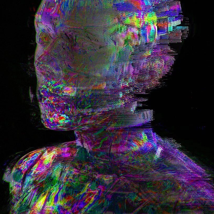 Глитч человек. Современное цифровое искусство. Череп с помехами. Глитч мен. Глитч арт мужчина.