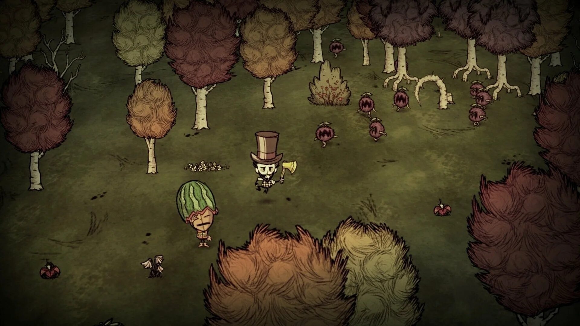 Игру dont starve. Don t Starve together. Don t Starve игра. Don't Starve together лес. Дон старв тугеза.