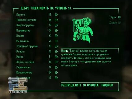 Fallout 4 код на очки навыков