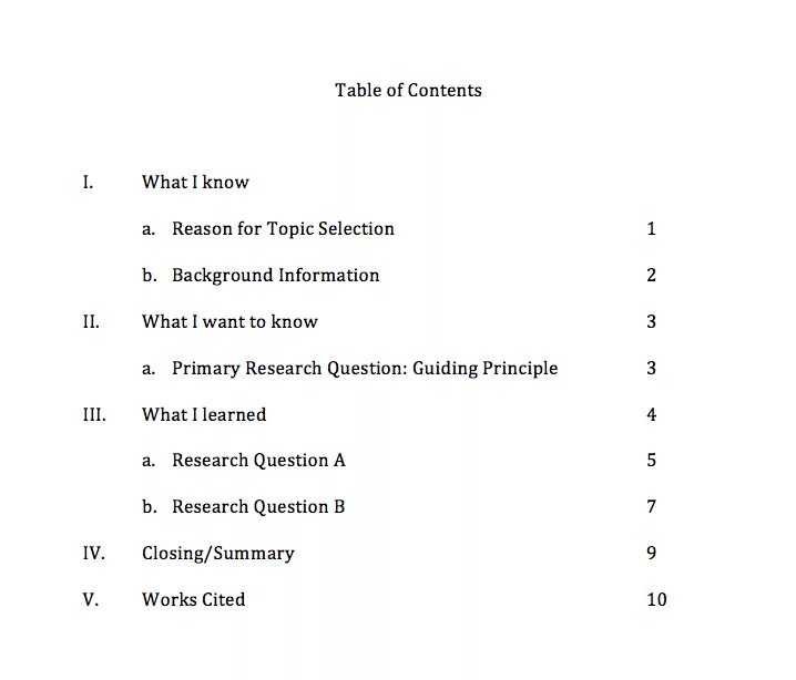 Sample content. Research paper table of contents. table of contents in research paper. table of contents example. the content of research.