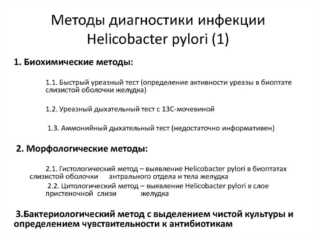 Лечение хеликобактера антибиотиками отзывы