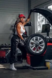 Sweetie fox car mechanic