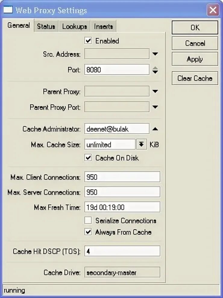 Proxy next. Сервер web Mikrotik.