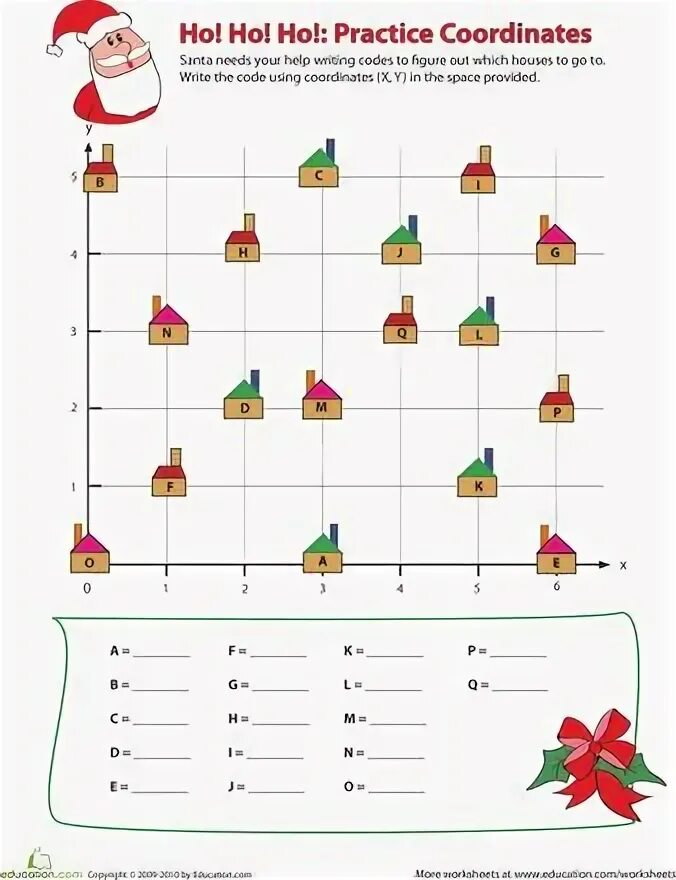 Find the presents and write