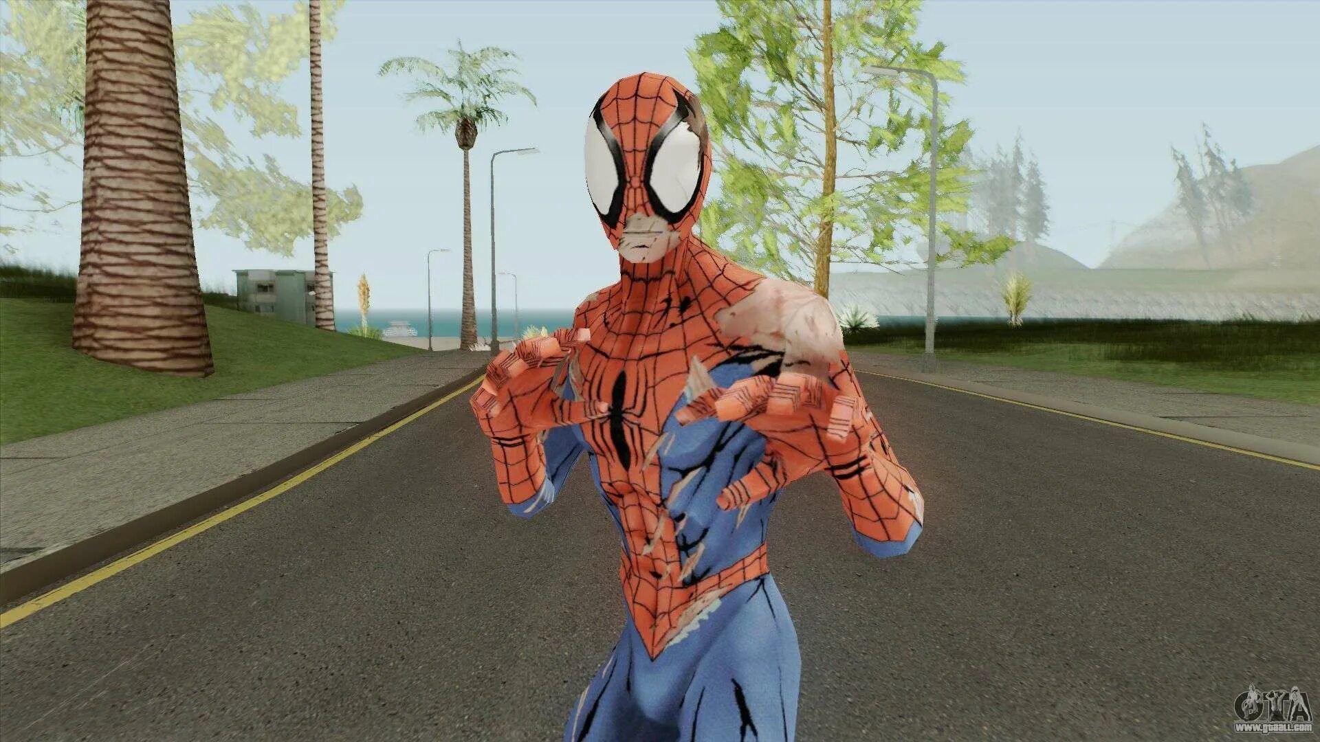 Мод на способности человека паука. Gta san andreas spider man. человек паук гта са. ультимейт человек паук мод 2002. gta san andreas spiderman mod.