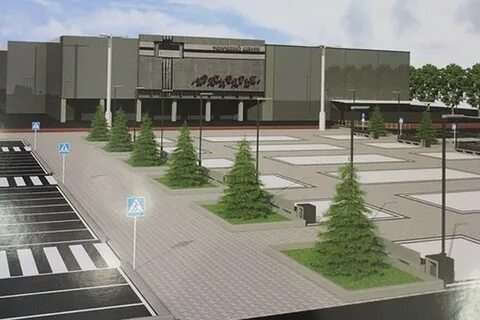 Территория торгового центра