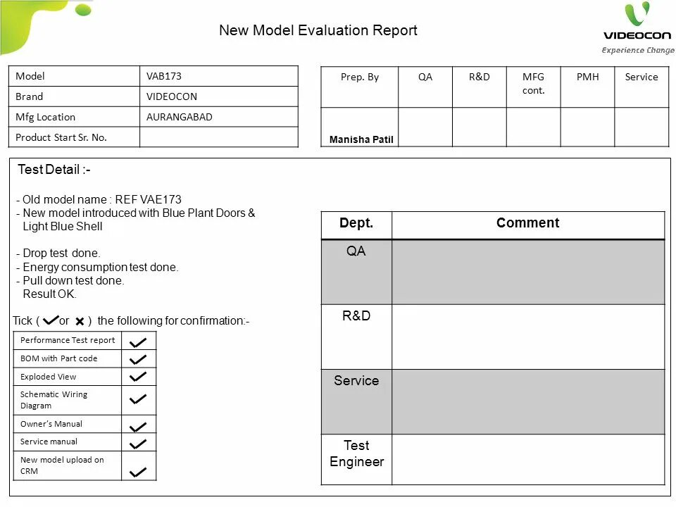 Evaluate model