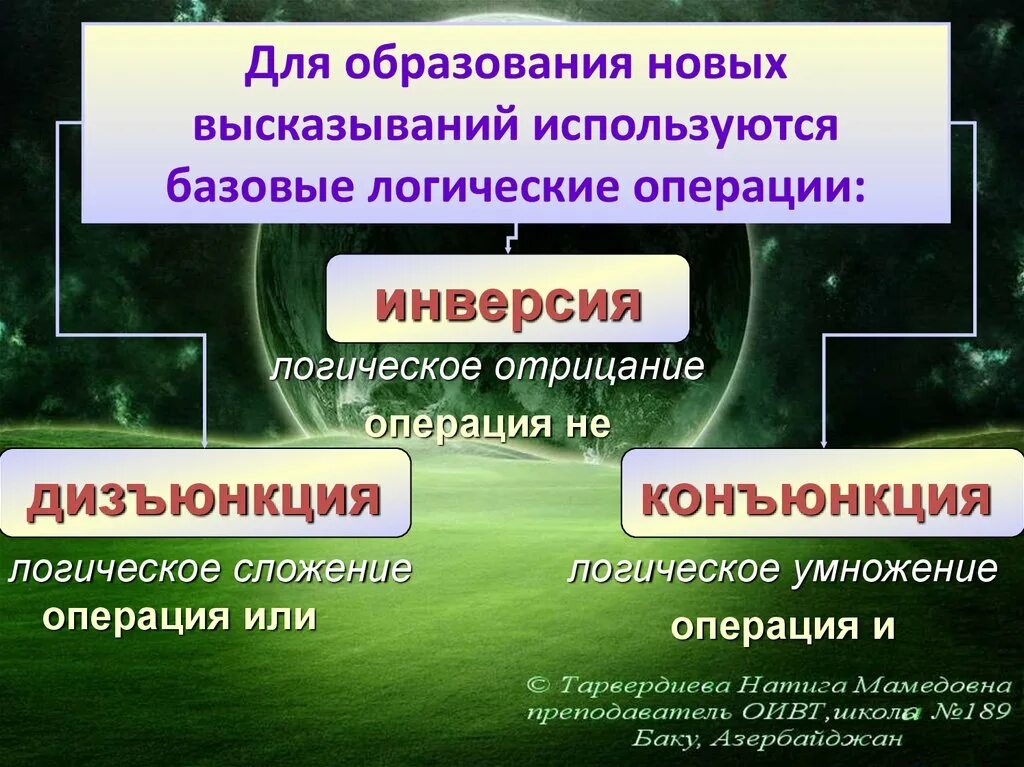 Логика и алгоритмы