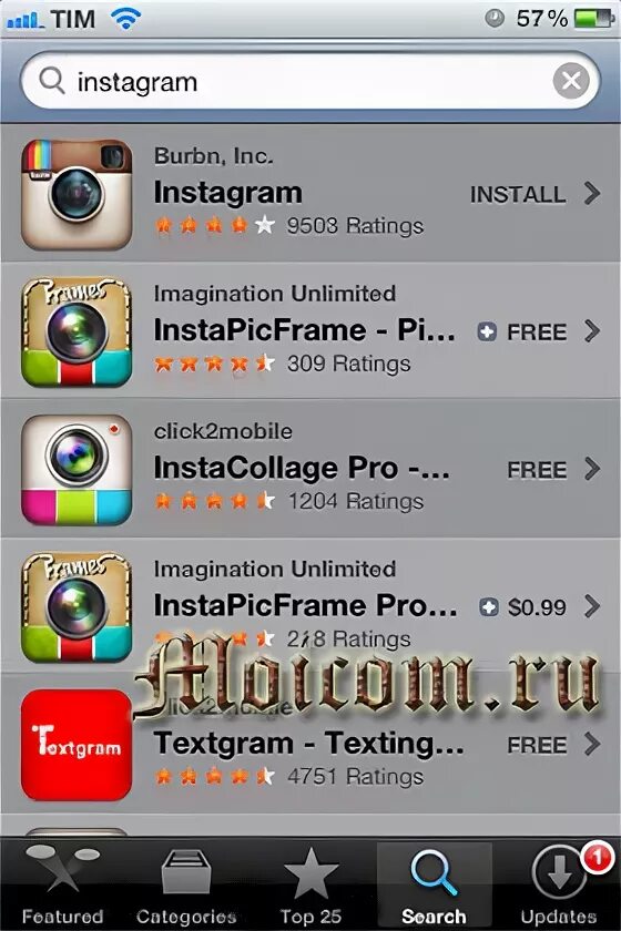 Instagram бесплатные программы