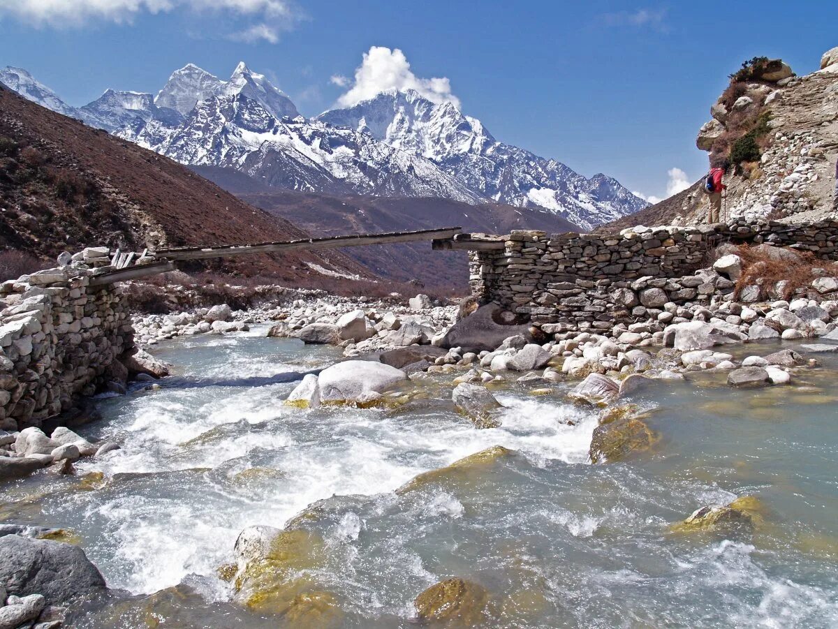 Горные реки в Гималаях. Река Ганга в Гималаях. Гималаи Горная речка. Реки Гималаев.