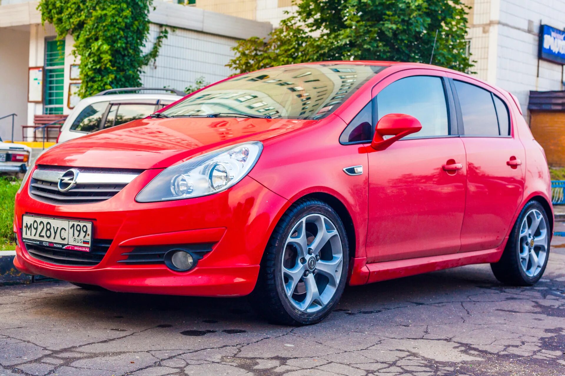 Opel corsa 2008 года