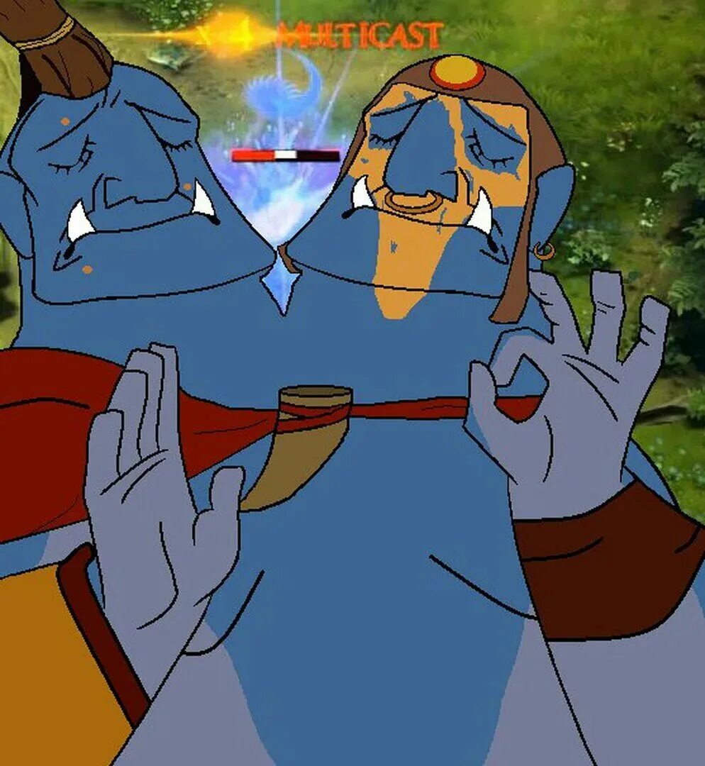Парная ава дота. Огр маг. Огр маг дота. Огр маг мемы. Ogre Magi Dota 2