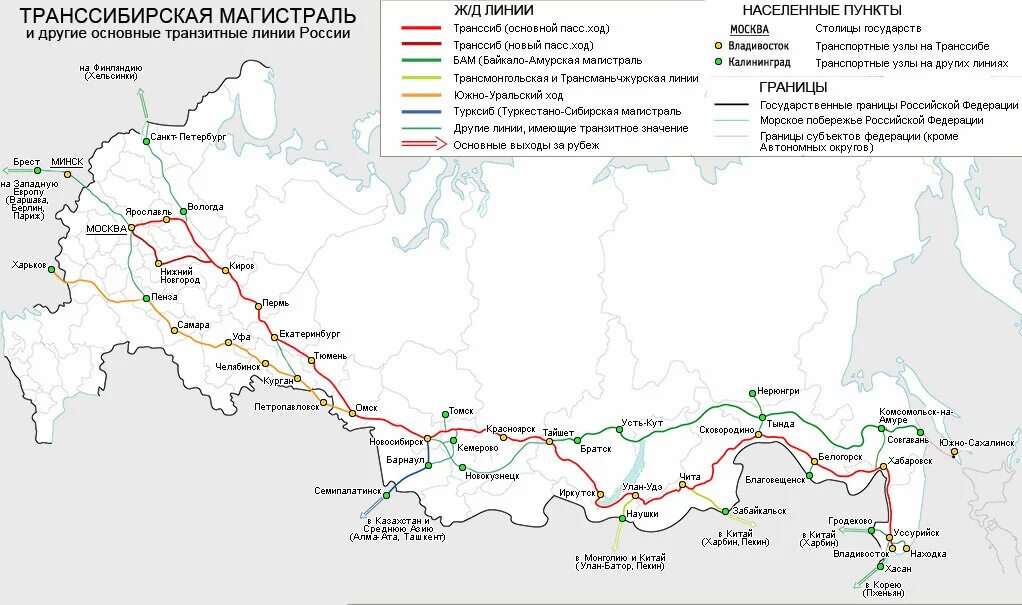 Самая густая сеть железных дорог в. Карта железной дороги Транссибирской магистрали. Железнодорожная Транссибирская магистраль на контурной карте. Транссиб железная дорога на карте. Железная дорога Транссибирская магистраль карта с городами.