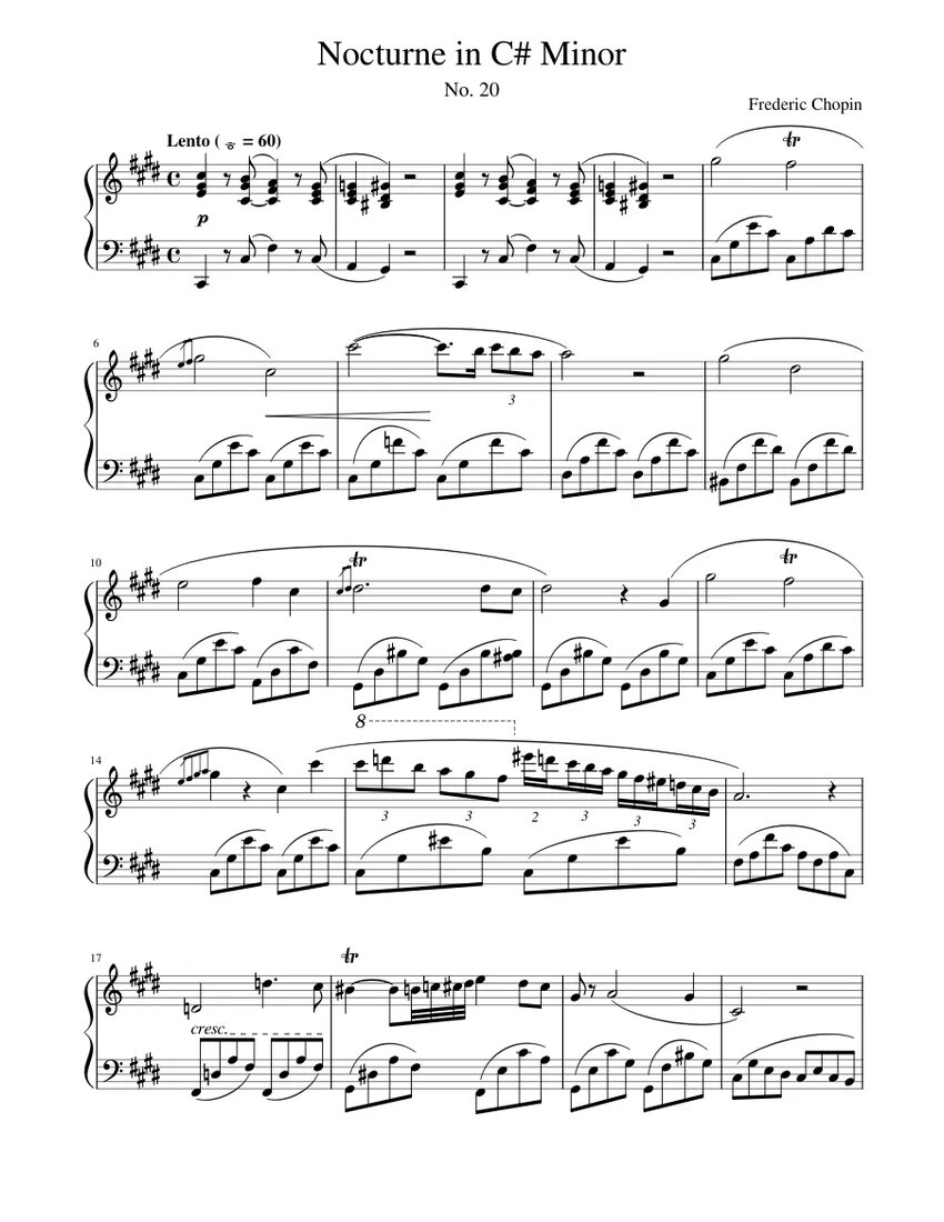 Шопен ноктюрн 1 ноты для фортепиано. Ноктюрн шопена ноты для фортепиано. Шопен ноктюрн 20 ноты. Шопен ноктюрн ми минор ноты. Шопен ноктюрн до диез минор ноты для фортепиано.