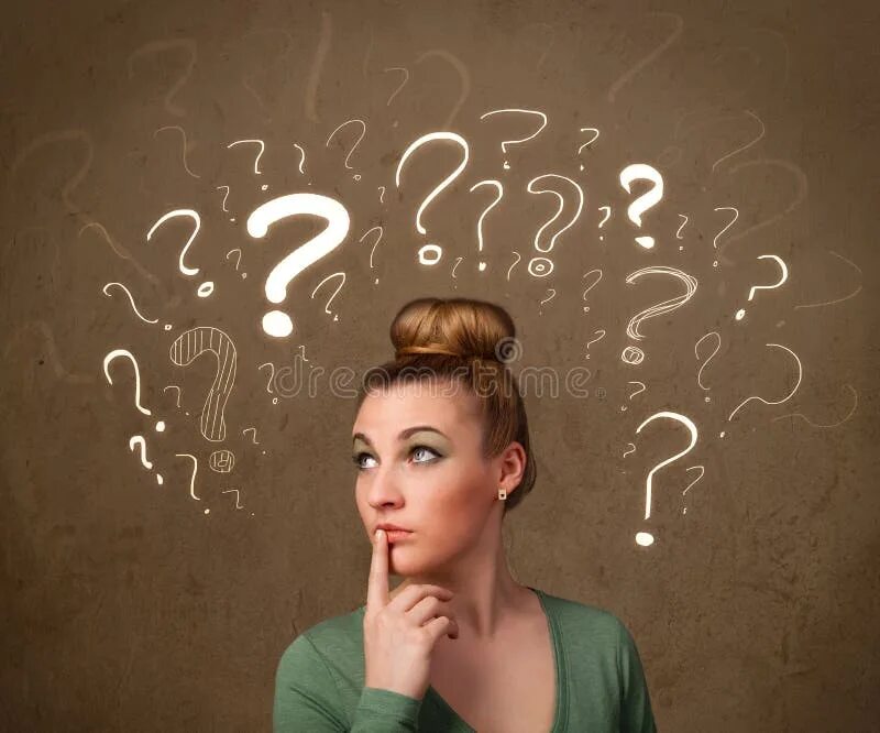 Вопрос вместо головы. Человек задумался. Мышление детей. Женщина со знаком вопроса. Вопросы девушке.