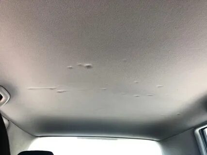 Заломы потолка автомобиля