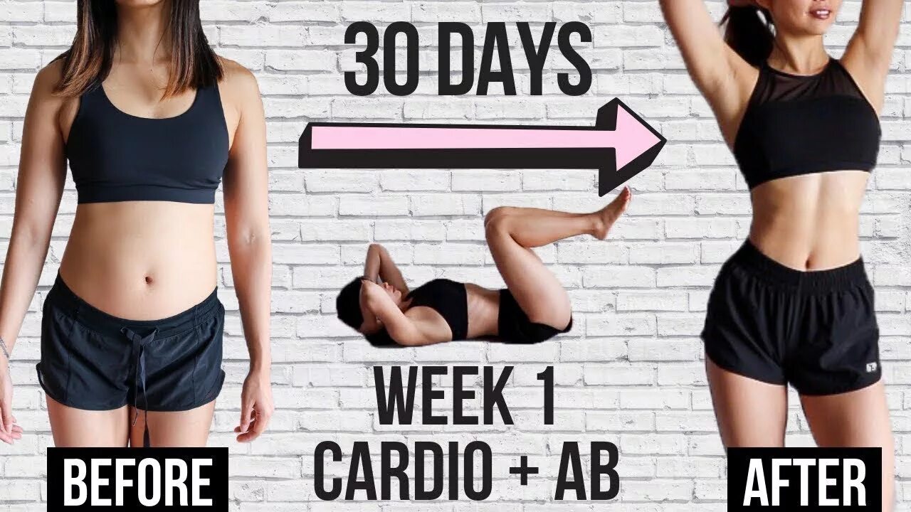 Before after exercises