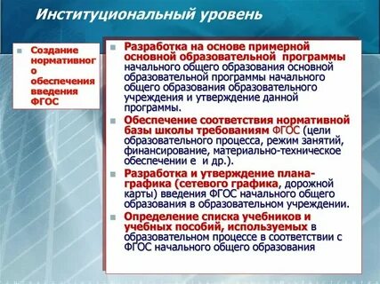 Какие документы входят в образовательную программу