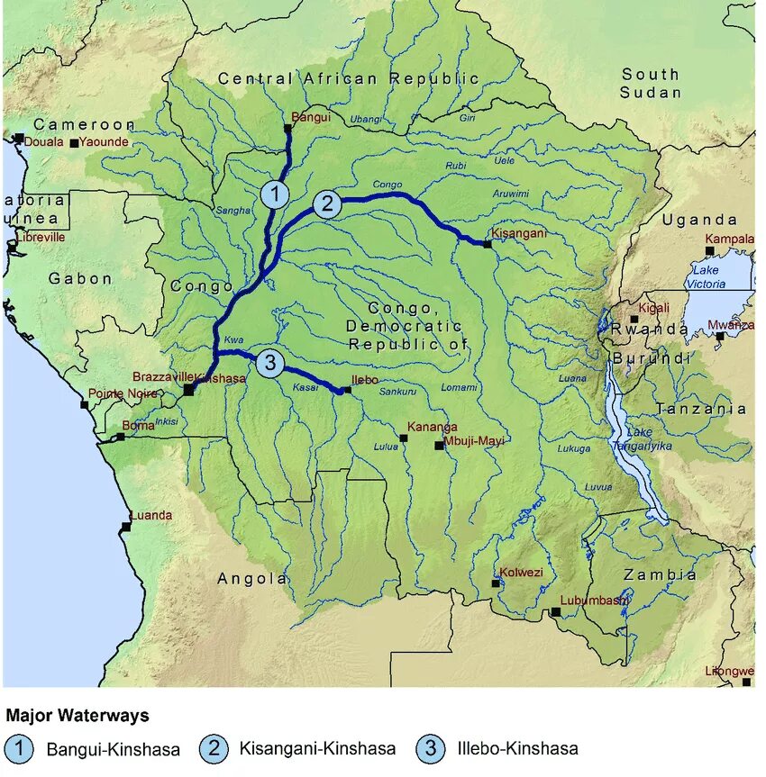 Река конго какой бассейн. Бассейн реки Конго на карте. Бассейн реки Конго на карте Африки. Исток и Устье реки Конго на карте. Бассейн реки Конго.