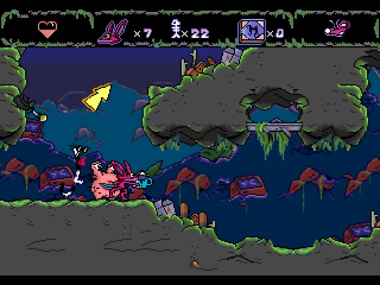 Карта игры монстры. Real Monsters Sega. Игра на сеге real Monster. Aaahh real Monsters Sega. Sega Mega Drive 2 игра Monster.