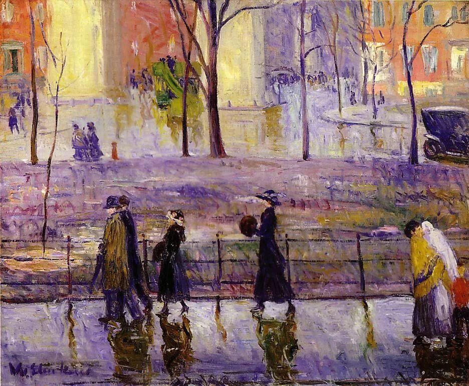 20 апреля художник. William Glackens картины. Художник Глакенс у..